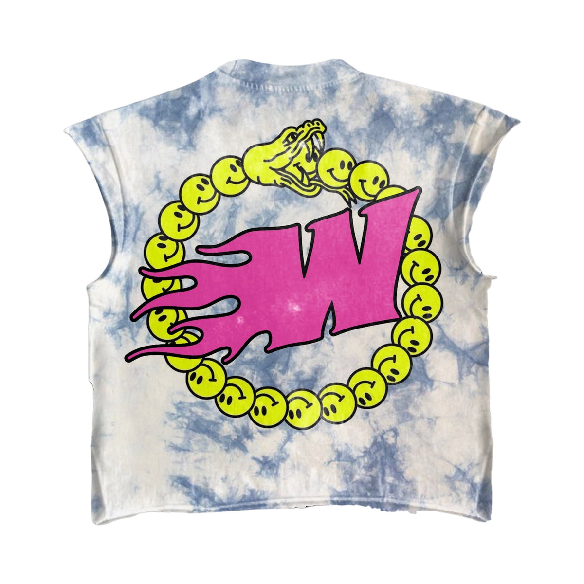WILDLYFE WIZARD TIE-DIE SLEEVELESS TEE by WILDLYFE