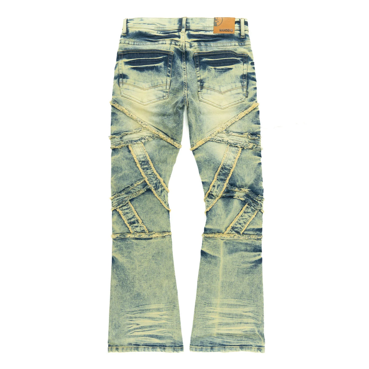 VENETA STACKED JEANS by Makobi