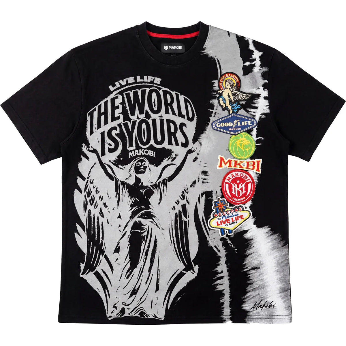 MONDO OVERSIZED PATCHWORK TEE by MAKOBI