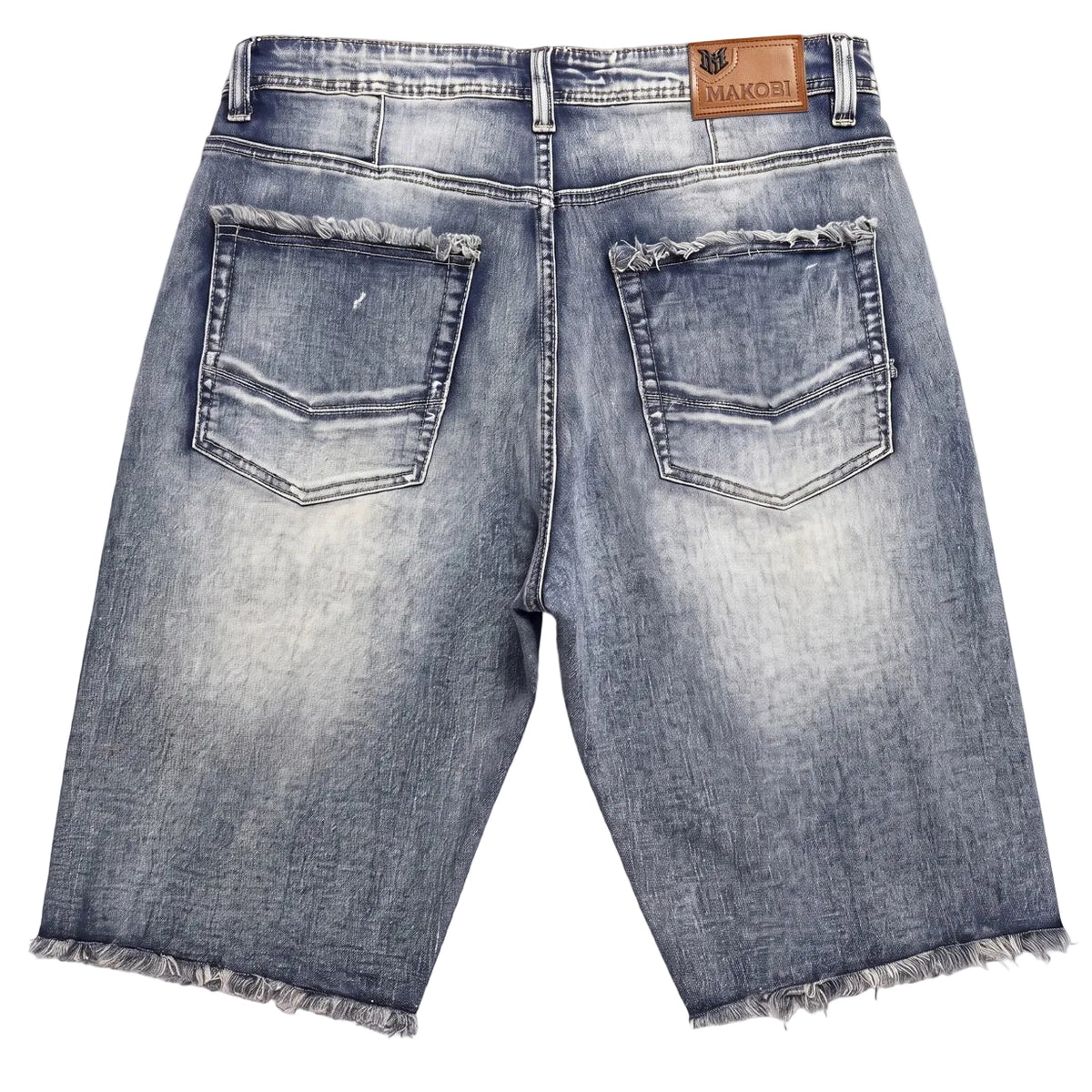 MAKOBI PAIN DENIM SHORTS by Makobi