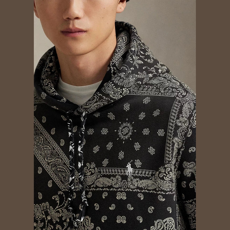 POLO BANDANA PRINT FLEECE HOODIE by RALPH LAUREN
