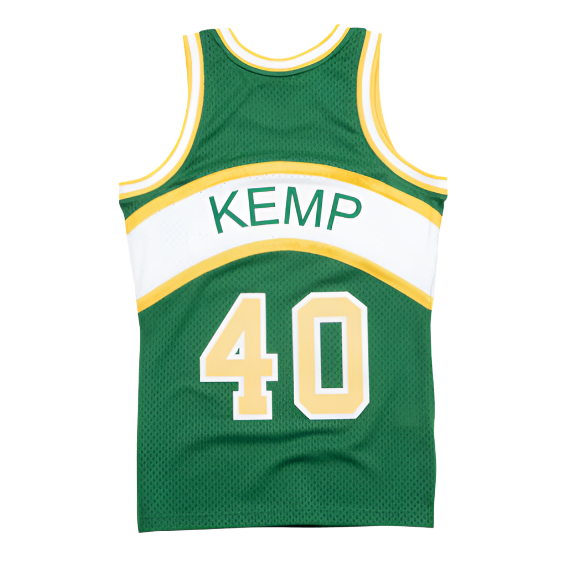 Sonics 94-95 Shawn Kemp Jersey by Mitchell and Ness