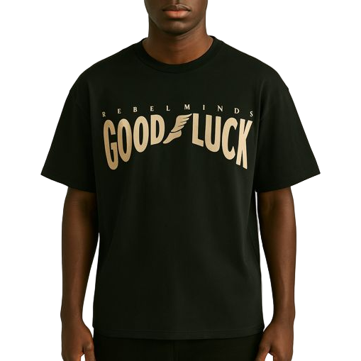 REBEL MINDS GOOD LUCK TEE by Rebel Minds