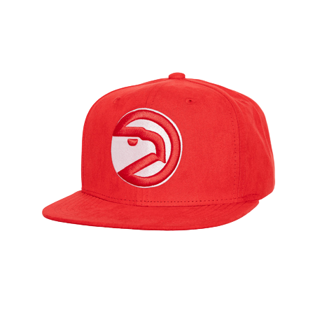MITCHELL AND NESS NBA SWEET SUEDE SNAPBACK HWC HAWKS by Mitchell and Ness