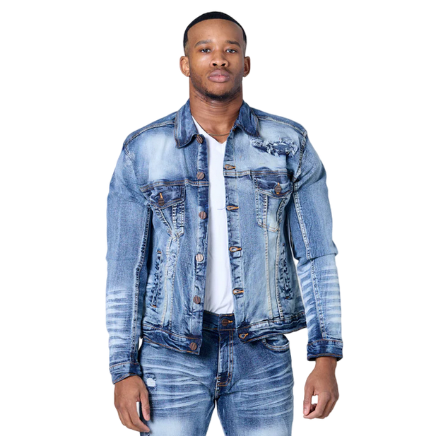 FWRD WASHED UP DENIM JACKET by FWRD