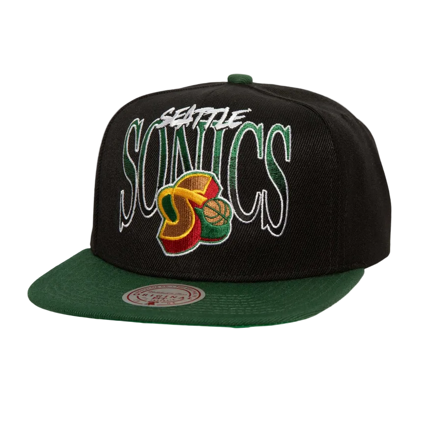 MITCHELL AND NESS SUPERSONICS HATS by Mitchell and Ness