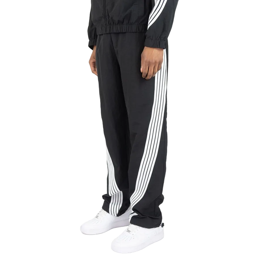 REBEL MINDS STRIPED NYLON PANTS by Rebel Minds