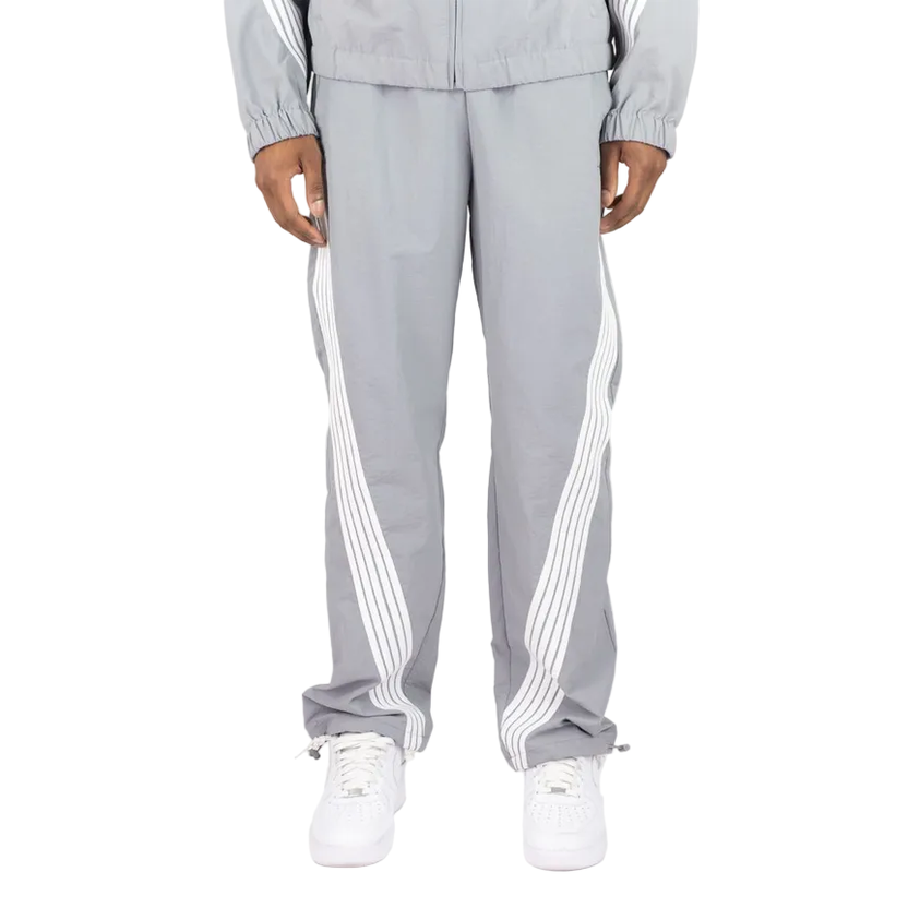 REBEL MINDS STRIPED NYLON PANTS by Rebel Minds