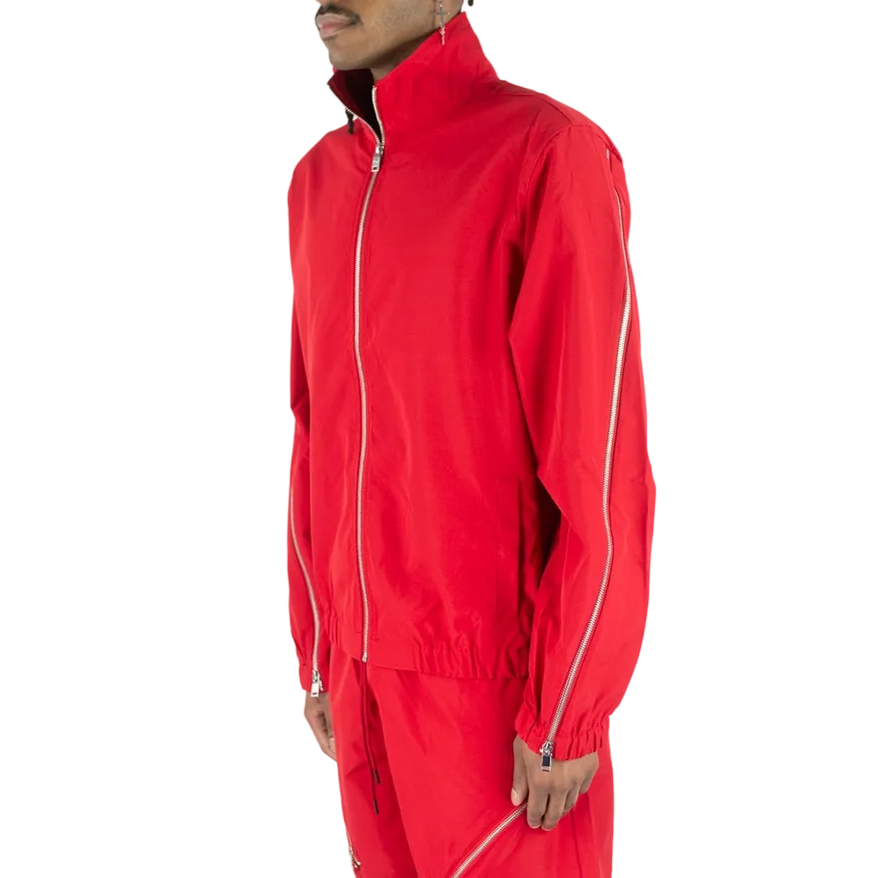 REBEL MINDS ZIPPER WINDBREAKER JACKET by Rebel Minds