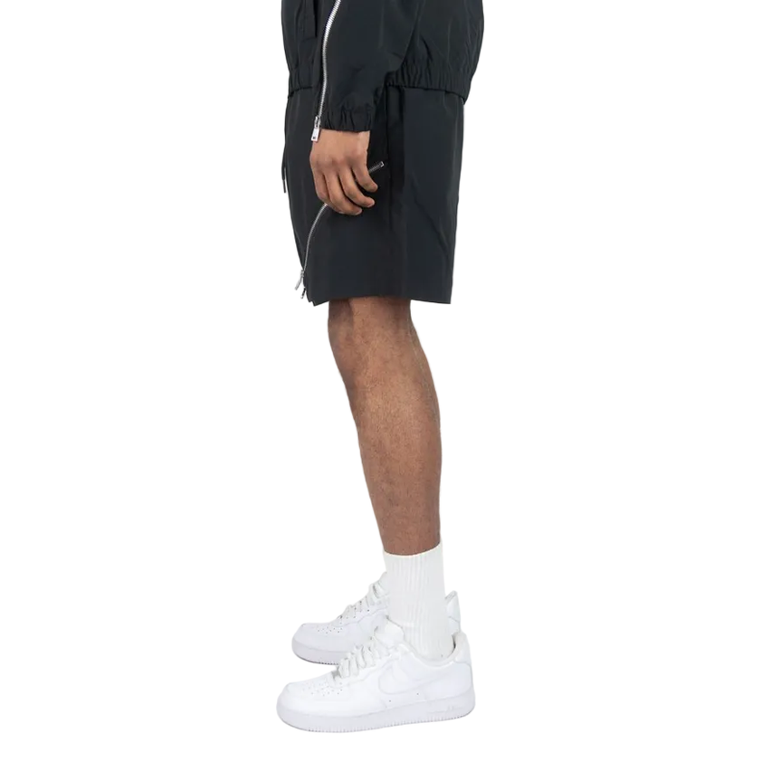 REBEL MINDS ZIPPER WINDBREAKER SHORTS by Rebel Minds