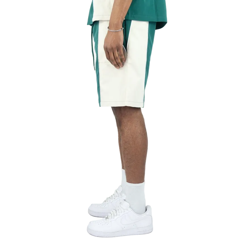 REBEL MINDS HOPKINS PIPING NYLON SHORTS by Rebel Minds