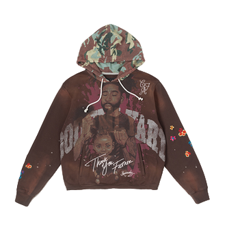 GFA MANASSEH OVERSIZED EMBROIDERY HOODY by GFA CLOTHING