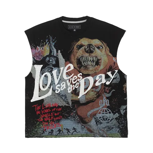 GFA GOD FAMILY ART MUSCLE SHIRT by GFA CLOTHING