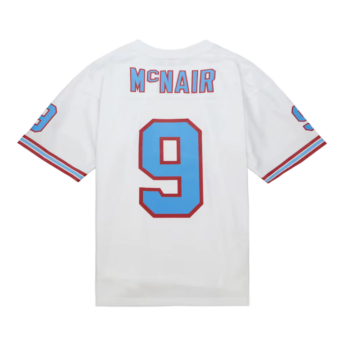 MITCHELL AND NESS TENNESSEE OILERS 1998 WHITE STEVE MCNAIR JERSEY by Mitchell and Ness