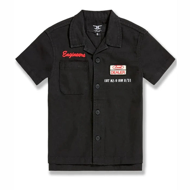 BOYS LOCAL ART DEALER CAMP SHIRT by Jordan Craig