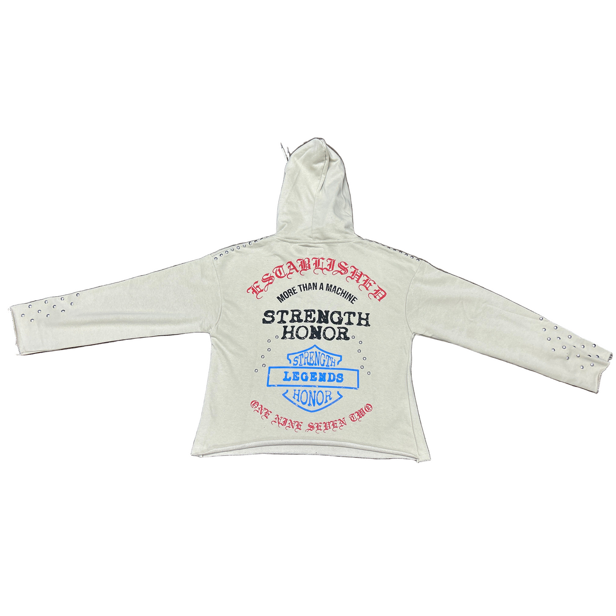 FWRD ESTABLISHED STUDDED FRENCH HOODIE by FWRD