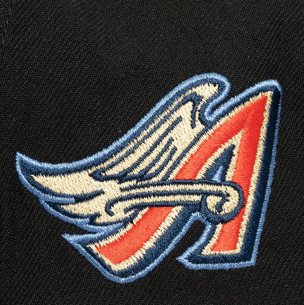 MITCHELL & NESS ANGELS CREAM SCRIPT SNAPBACK by Mitchell and Ness