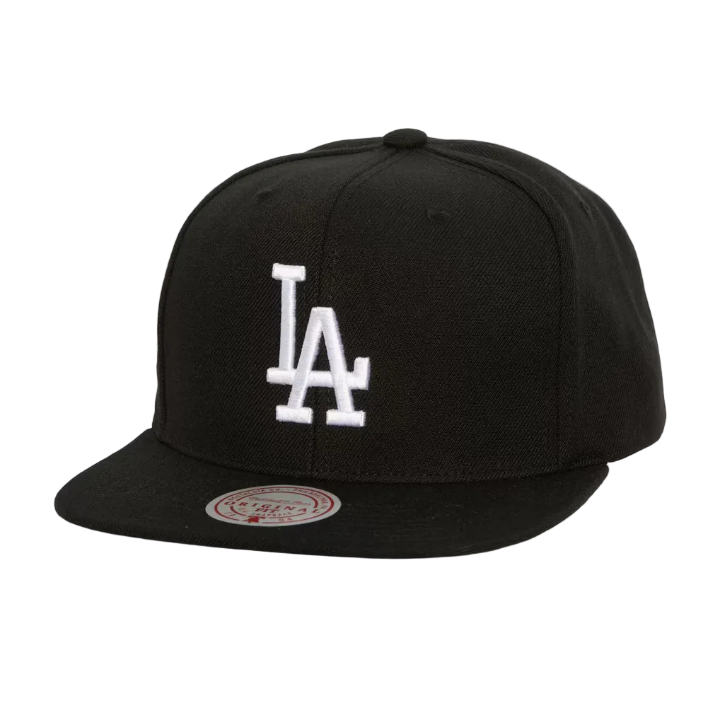 MITCHELL & NESS DODGERS BLACK & WHITE OG SNAPBACK by Mitchell and Ness
