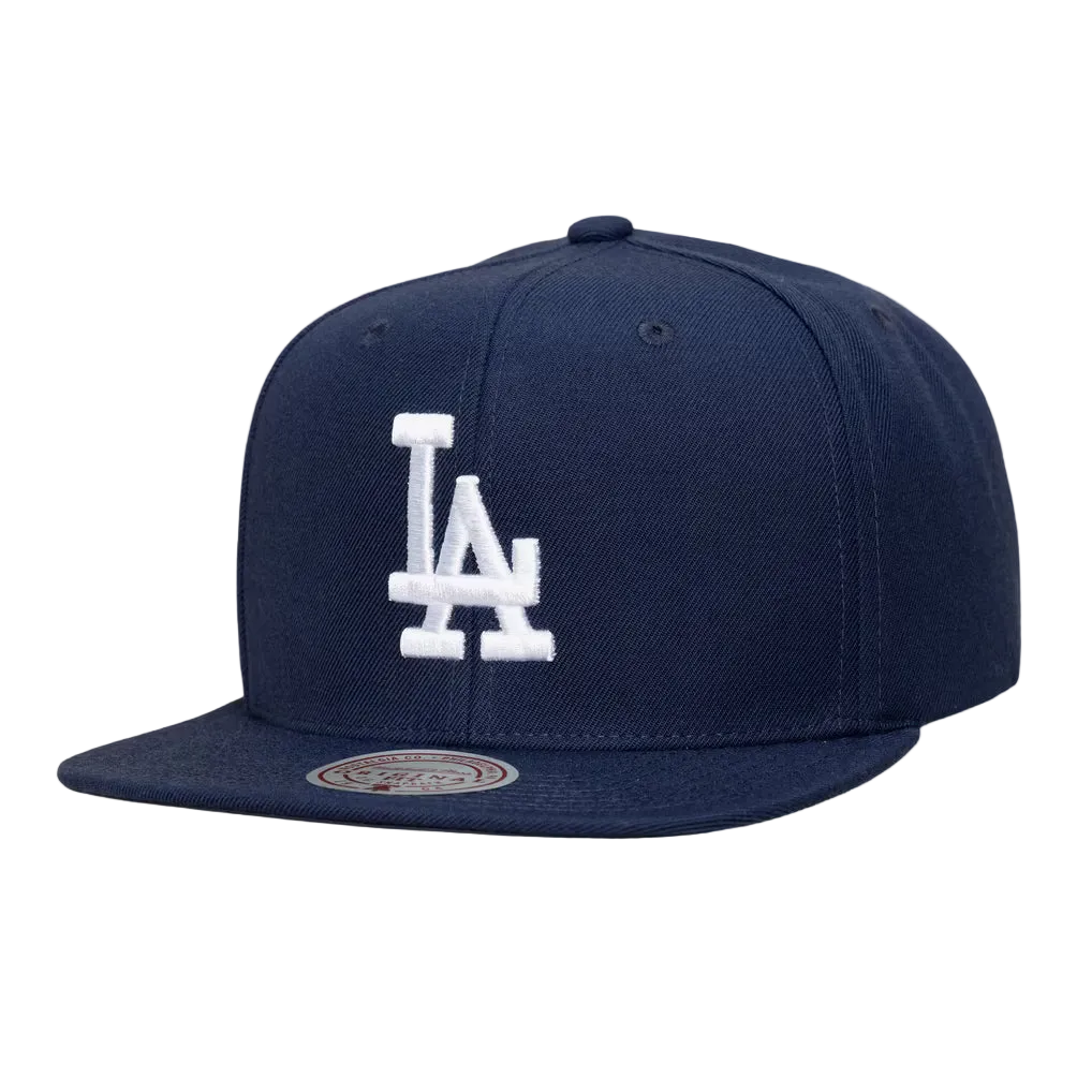 MITCHELL & NESS DODGERS NAVY AND WHITE OG SNAPBACK by Mitchell and Ness