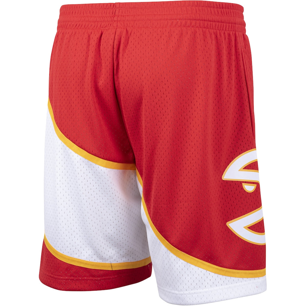 HAWKS (86) SWINGMAN SHORTS by Mitchell and Ness