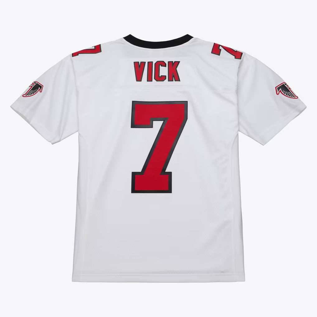 MITCHELL & NESS 2001 ATLANTA FALCONS WHITE MICHAEL VICK JERSEY by Mitchell and Ness