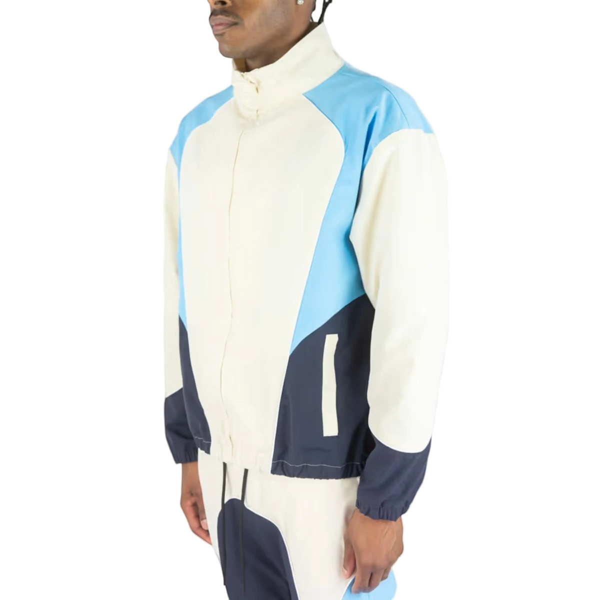 REBEL MINDS NYLON COLORBLOCK JACKET by Rebel Minds