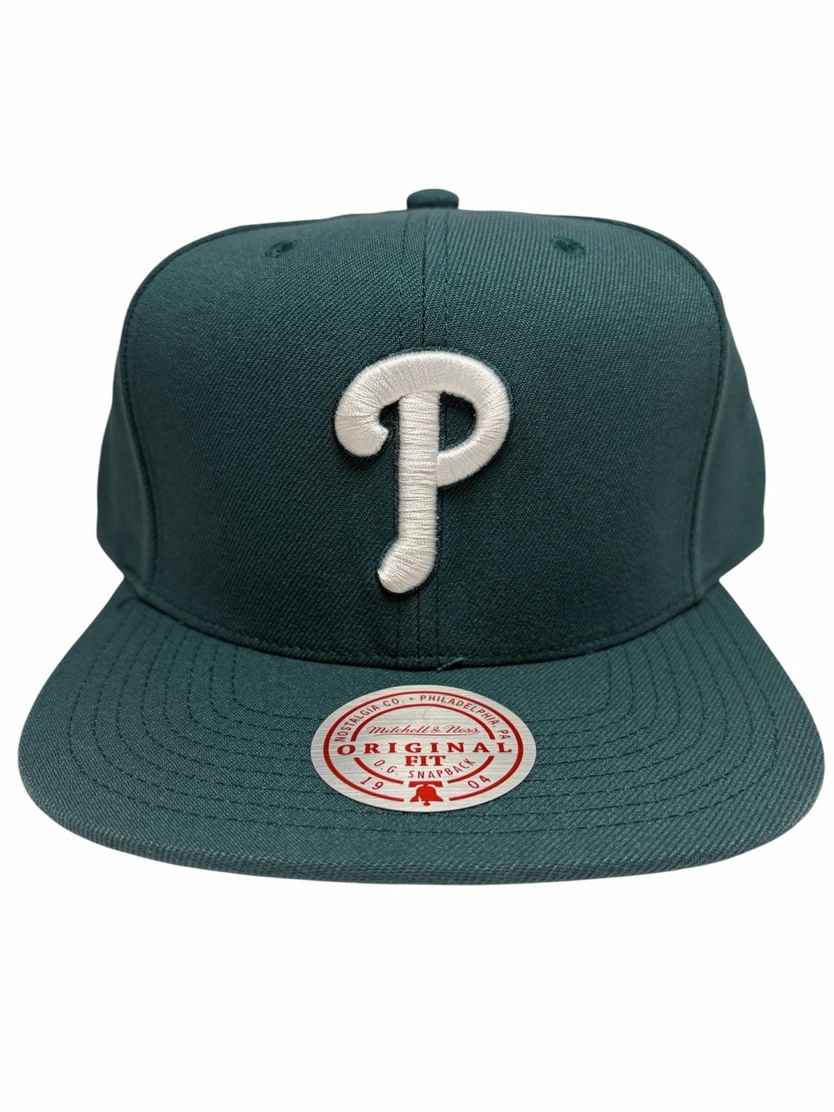 MITCHELL & NESS CURSIVE P PHILADELPHIA PHILLIES HAT by Mitchell and Ness