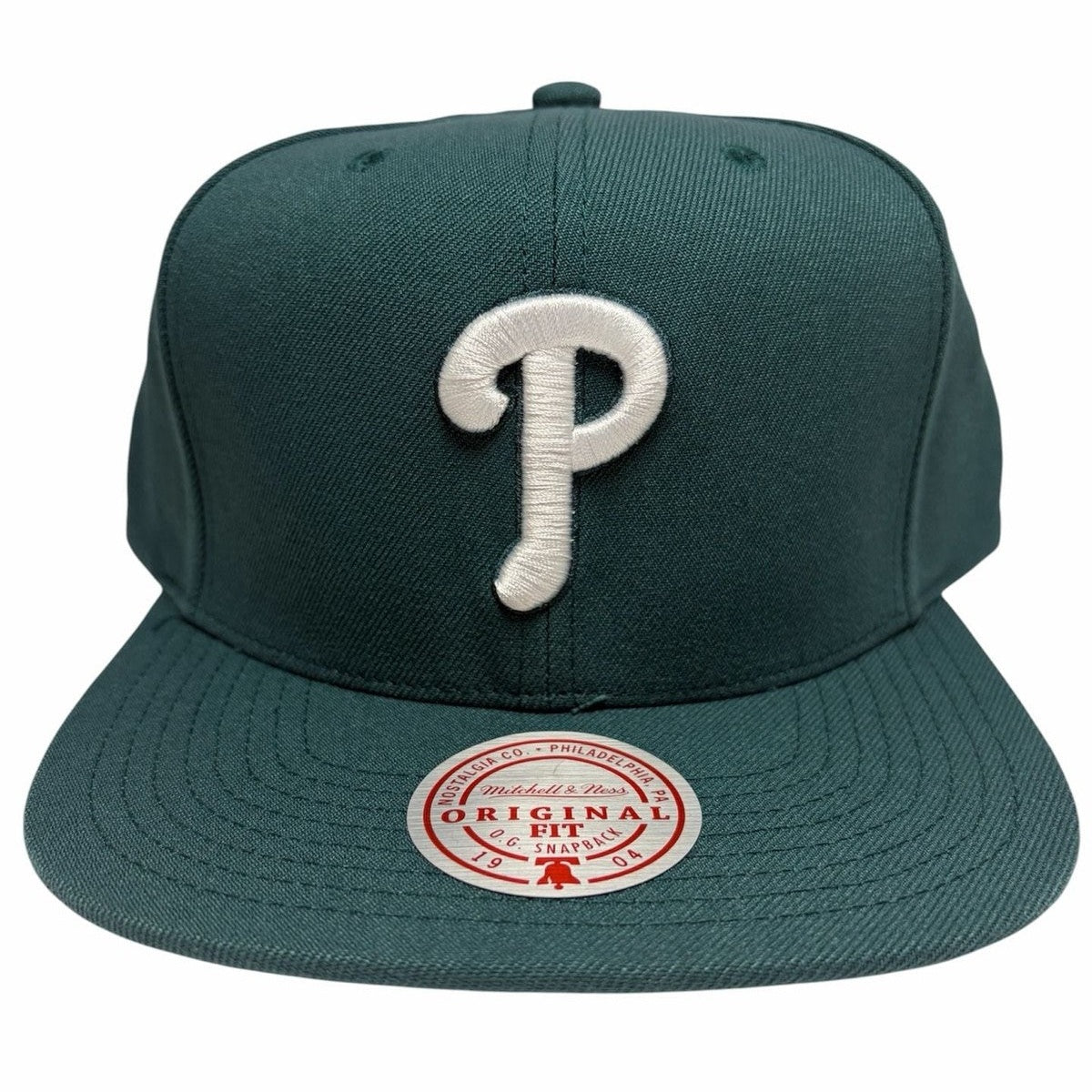 MITCHELL & NESS CURSIVE P PHILADELPHIA PHILLIES HAT by Mitchell and Ness