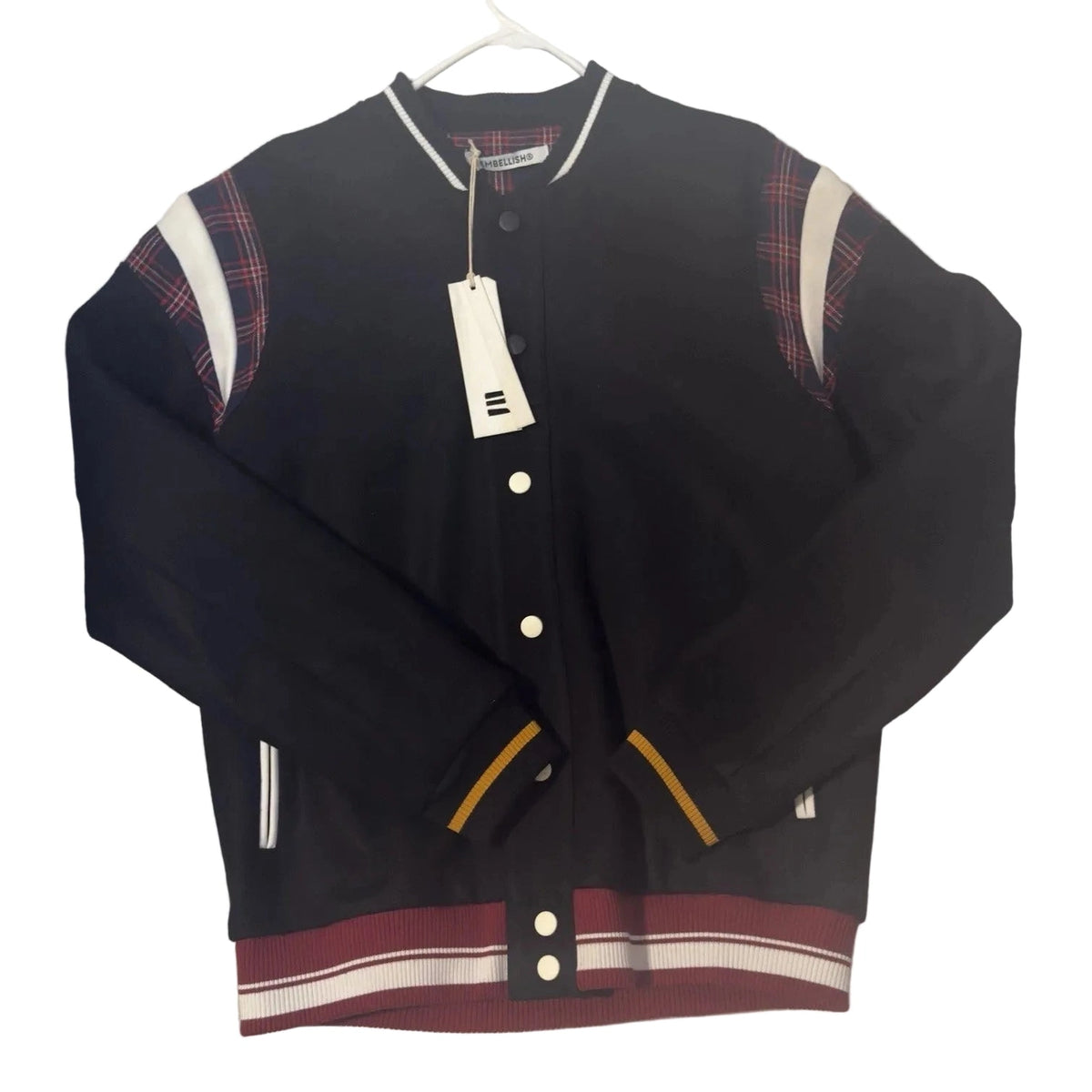 EMBELLISH HOCKNEY VARSITY JACKET by Embellish