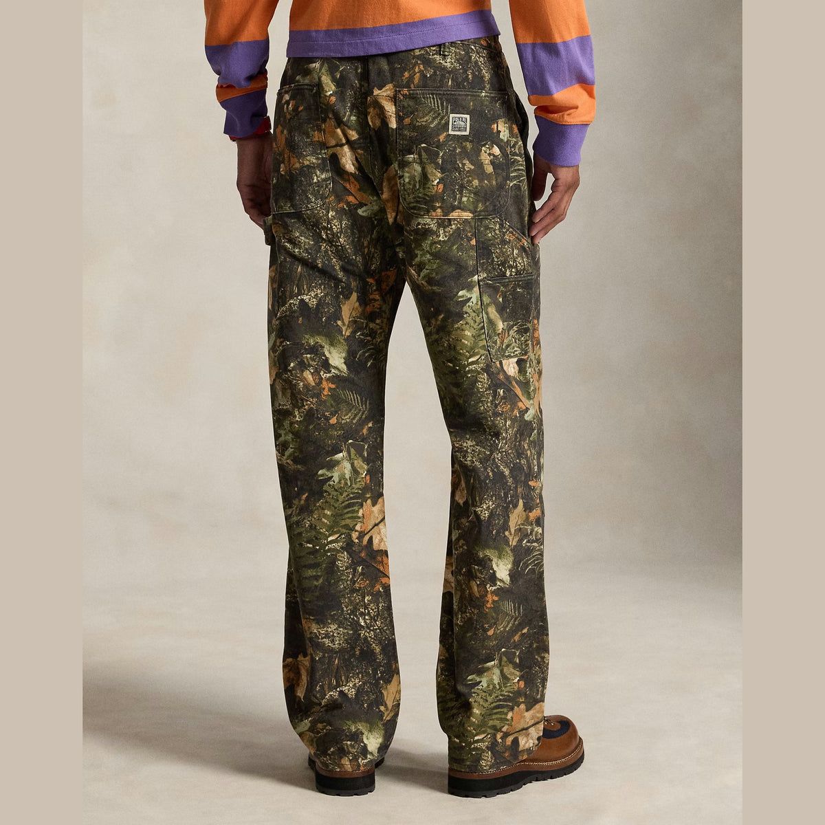 RALPH LAUREN DUNGAREE CANVAS WOVEN PANTS by Ralph Lauren