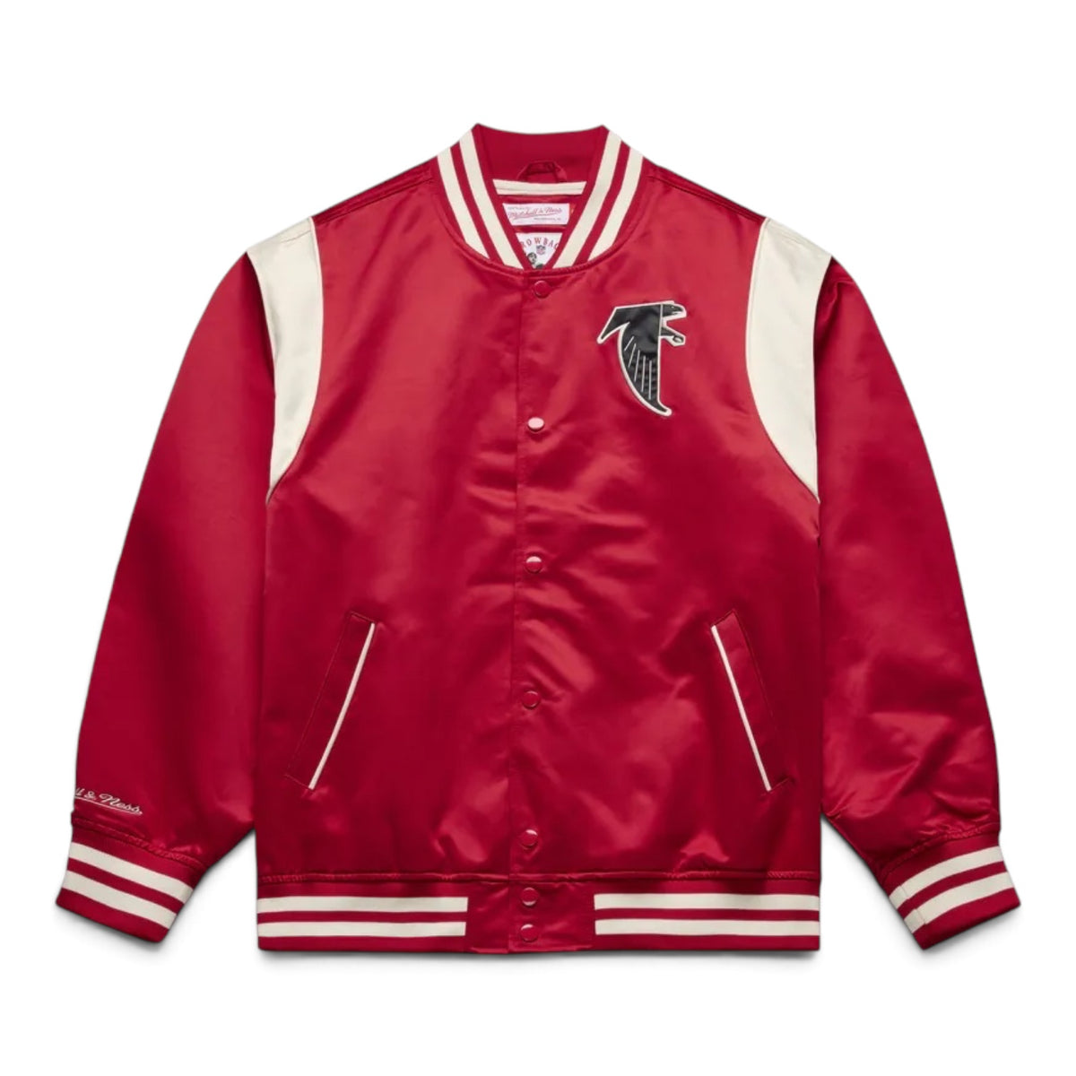 MITCHELL & NESS ATLANTA FALCON SATIN JACKET by Mitchell and Ness