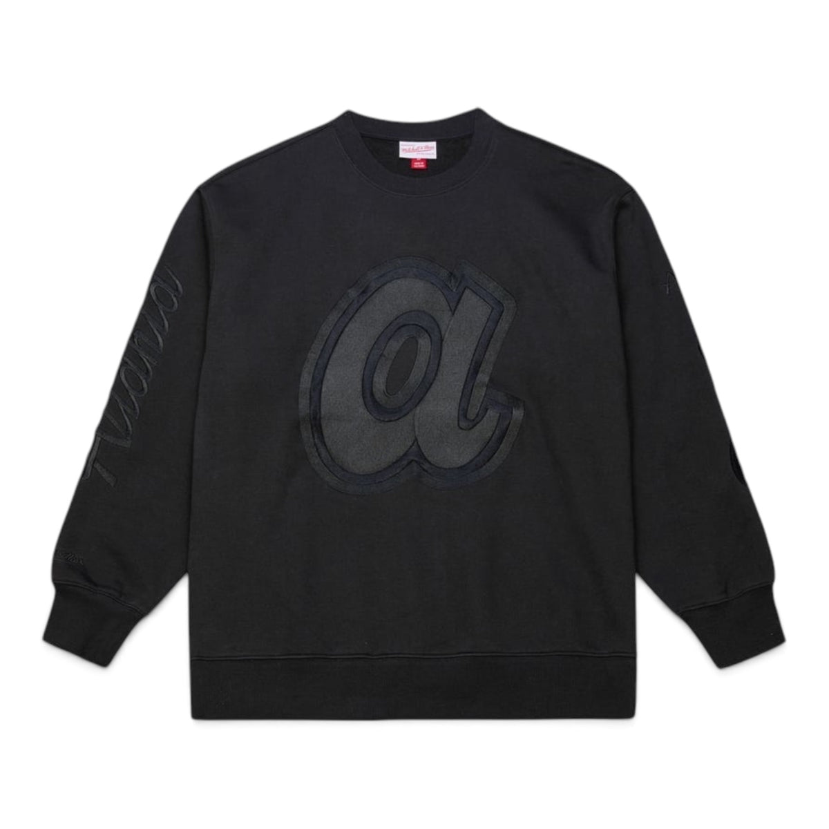 MITCHELL & NESS MLB ATLANTA BRAVES PHANTOM FLEECE CREWNECK SWEATSHIRT by Mitchell and Ness