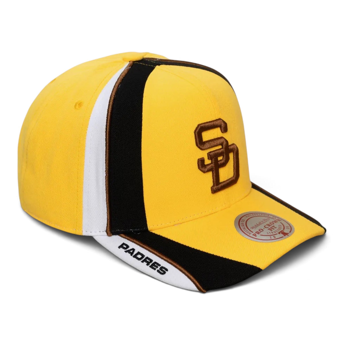 MITCHELL AND NESS SAN DIEGO PADRES 404 CLUB DOWNFORCE PRO HAT by Mitchell and Ness