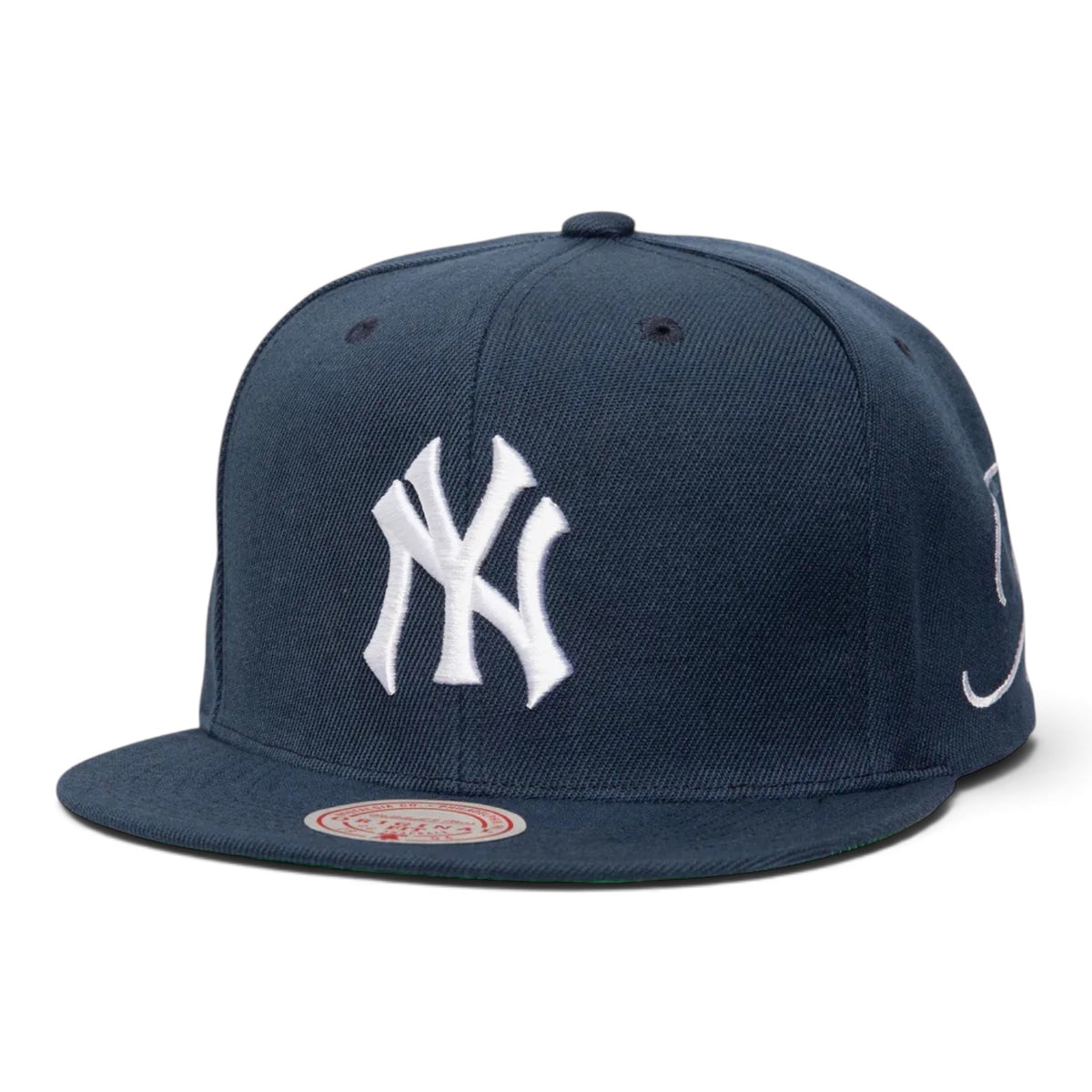 MITCHELL & NESS NEW YORK YANKEES JUST DON LUX SCRIPT SNAPBACK by Mitchell and Ness
