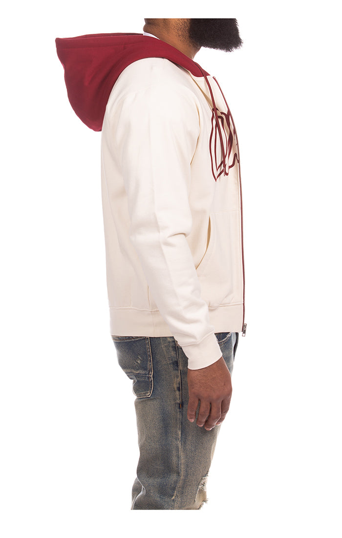 AKOO LOGO ZIP HOODIE by AKOO
