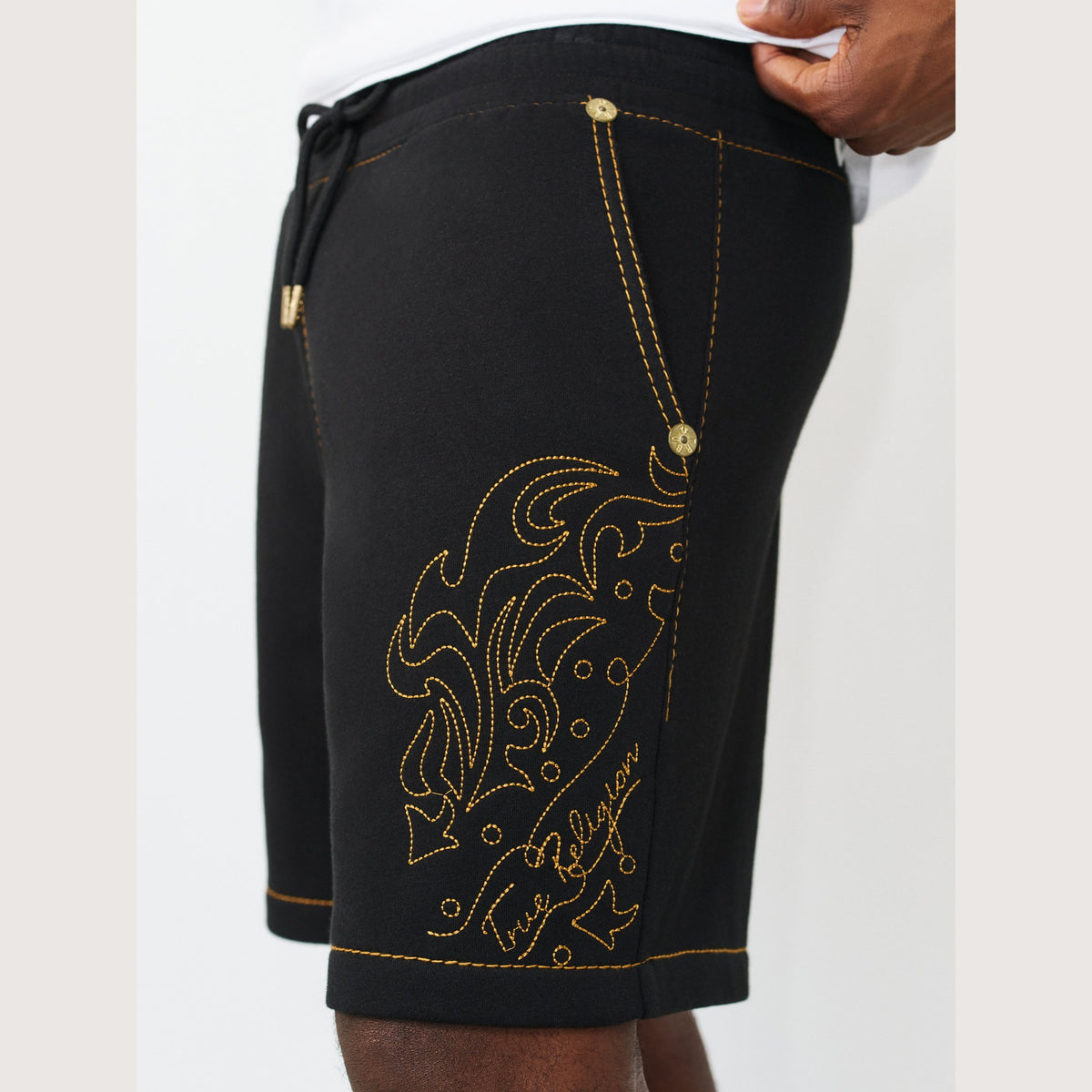TRUE RELIGION RODEA BIG T SWEATSHORTS by True Religion