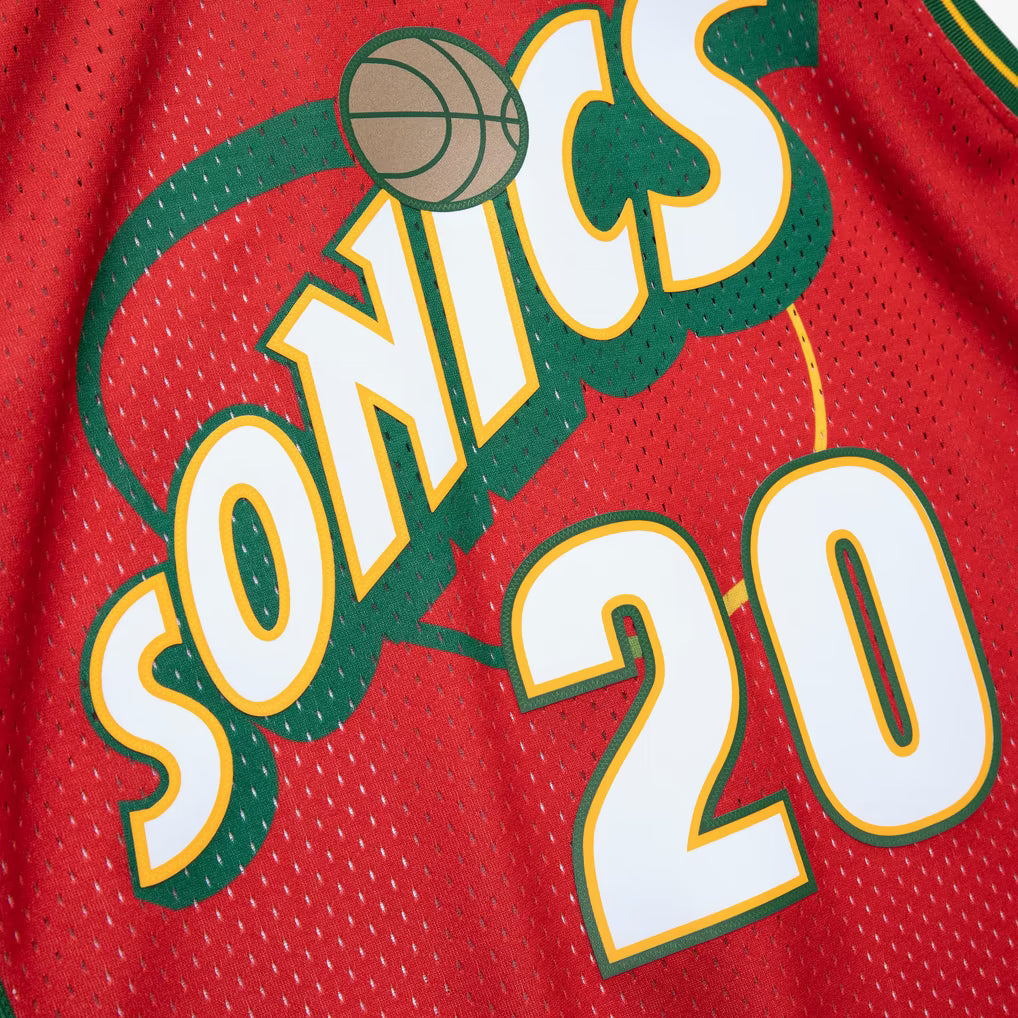 MITCHELL & NESS 1999 SEATTLE SUPERSONICS SWINGMAN JERSEY GARY PAYTON by Mitchell and Ness