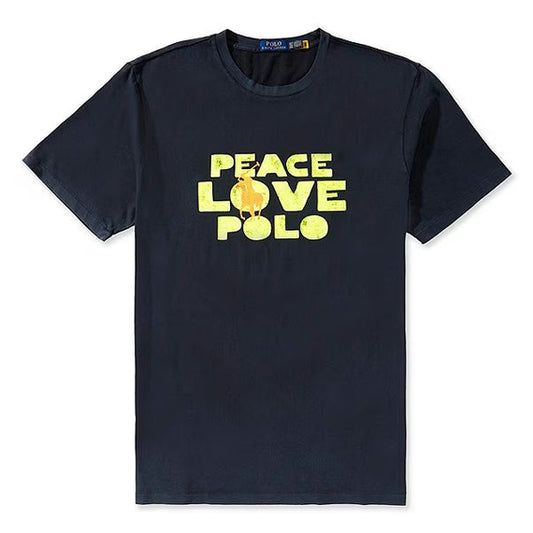 RALPH LAUREN PEACE LOVE POLO TEE by Ralph Lauren
