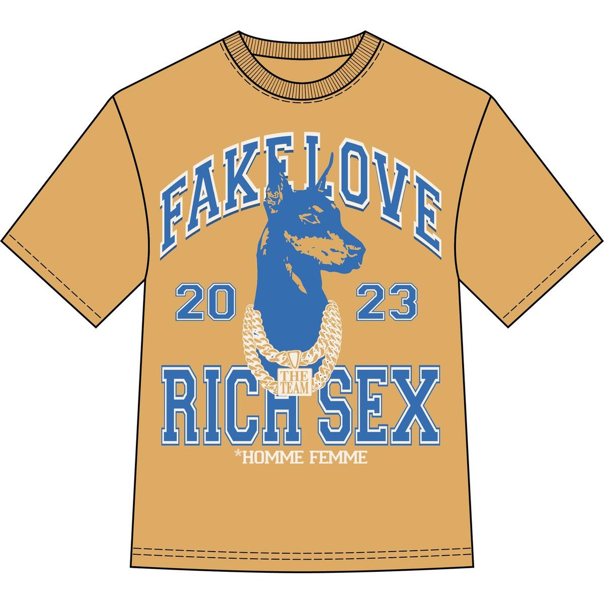 HOMME FEMME SPRING231393-YELLOW