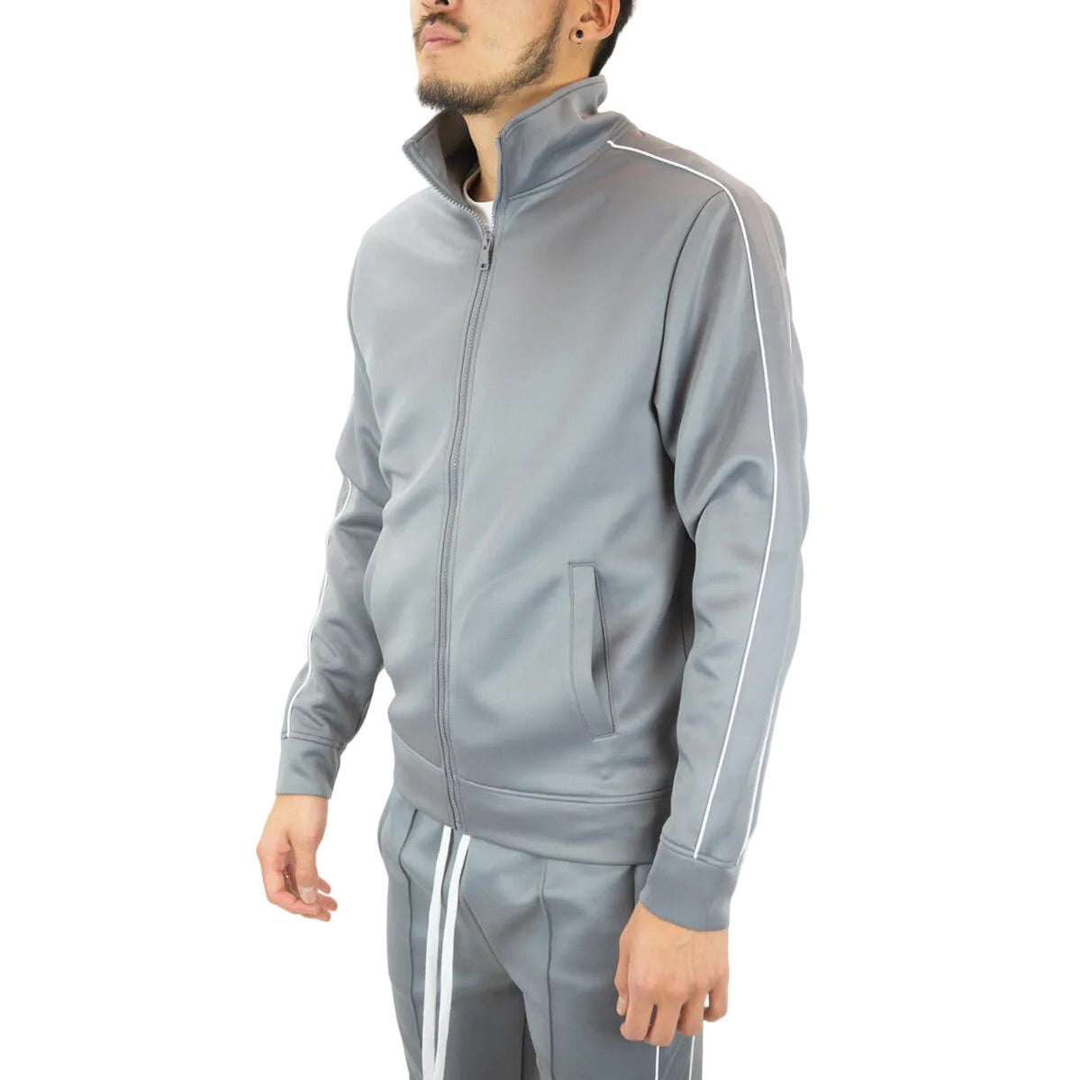 REBEL MINDS BT PIPING TRACK JACKET by Rebel Minds