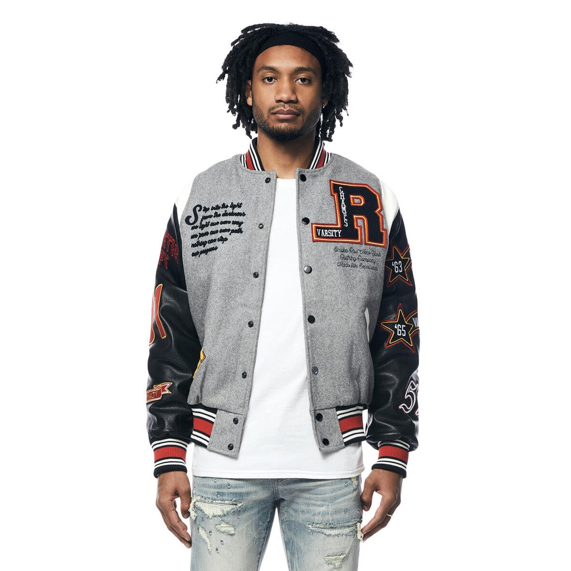 SMOKE RISE WW23697B-HEATHER GREY