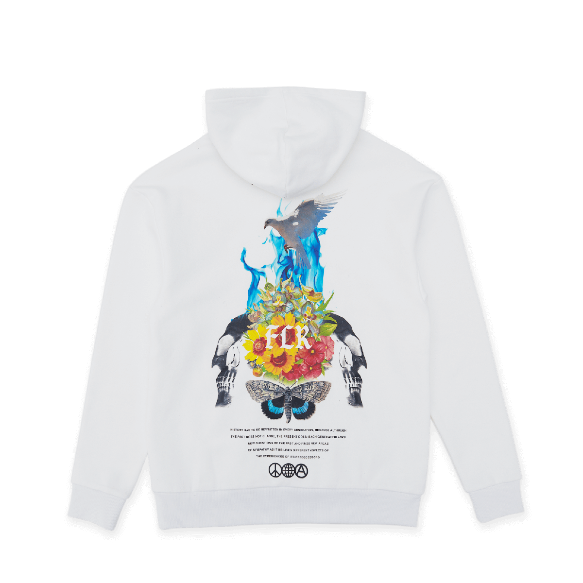 FLARE MOTH TO THE FLAME-WHITE