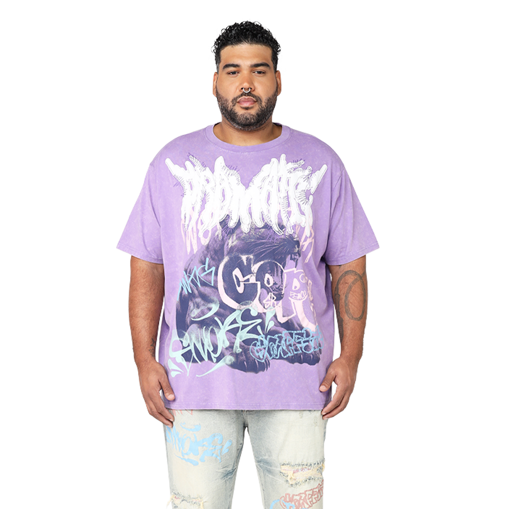 SMOKE RISE KT25177B-PAISLEY PURPLE