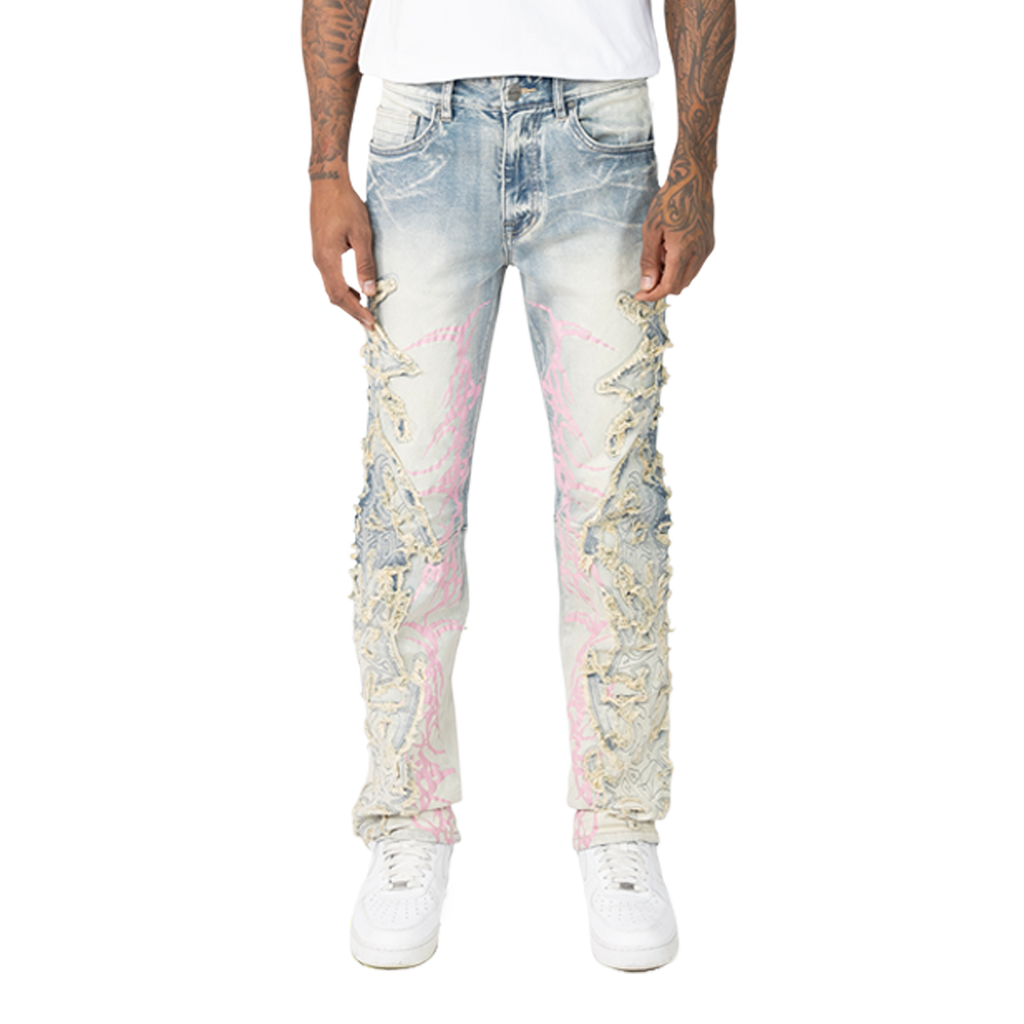SMOKE RISE JP25126- OMBRE BL