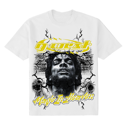 G WEST MADE IN HEAVEN TEE WHITE by G-WEST