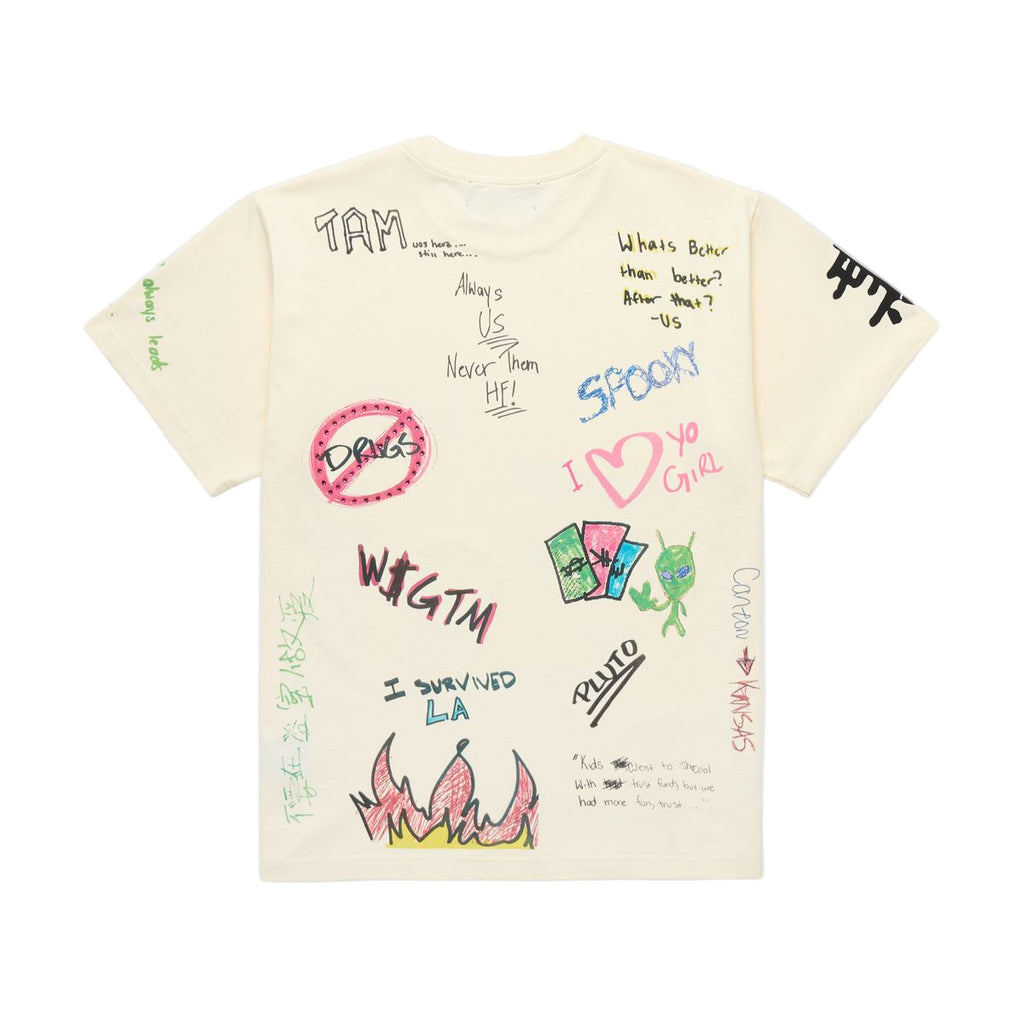 HOMME FEMME REST STOP T-OFF WHITE