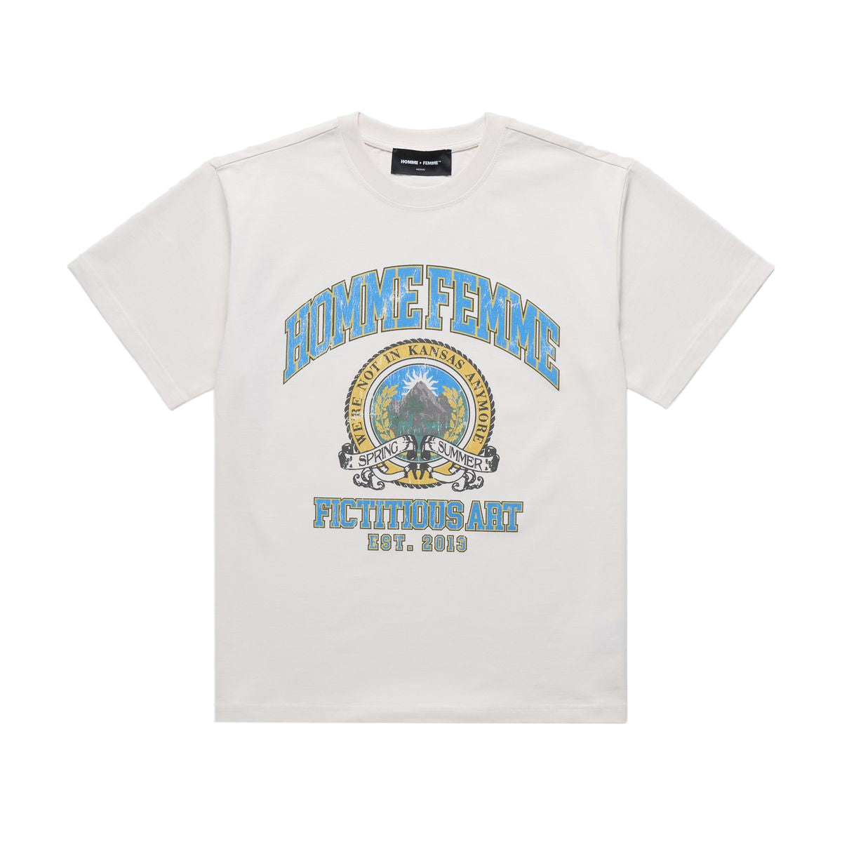 HOMME FEMME ALUMNI T-OFF WHITE