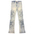 MENS STACKED EMBROIDERED FIT JEANS