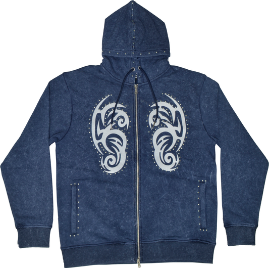 Arketype Flocking w/STUD FT Hoodie by ARKETYPE