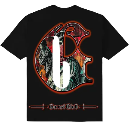 G WEST RHINESTONE FREEDOM UNMASKED TEE by G-WEST